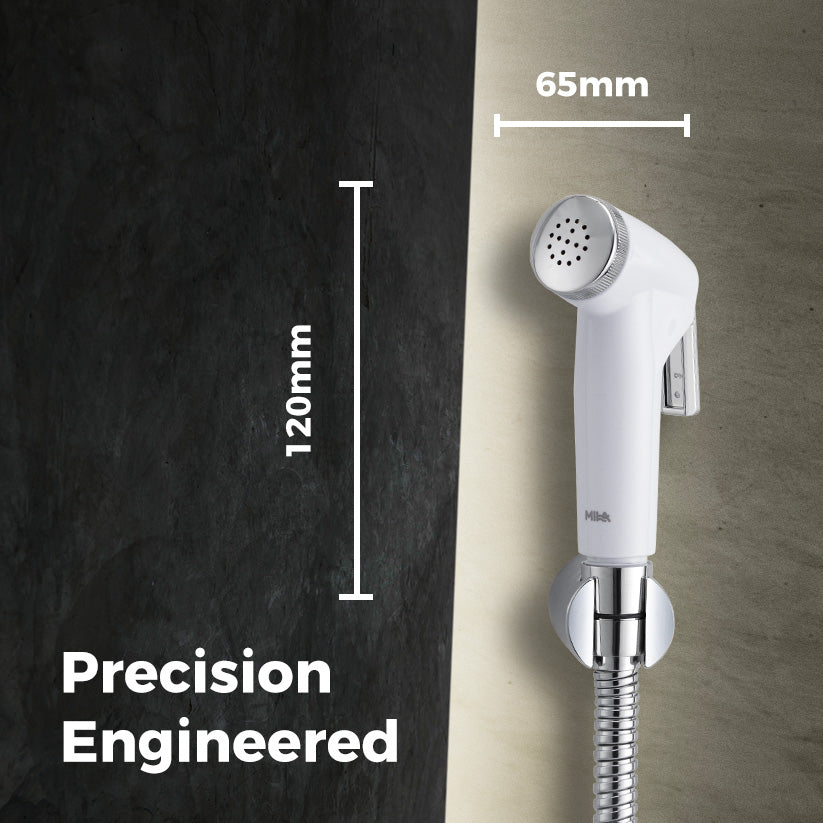 Mila Pureflo Health Faucet - MHHC0403WT, Health Faucet Chrome and White